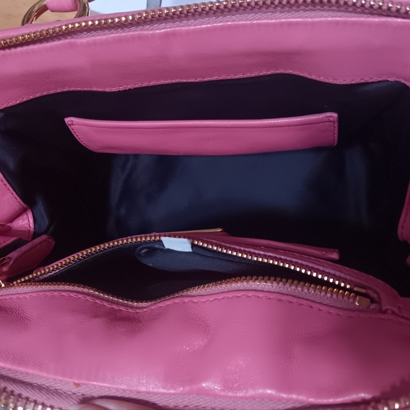 Miu Miu 💕 Pink Matelasse Nappa Leather Top Handle Satchel Bag Pristine ✨ - Picture 16 of 17